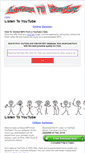 Mobile Screenshot of listentoyoutube.us