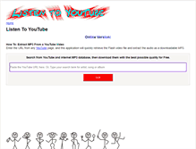 Tablet Screenshot of listentoyoutube.us